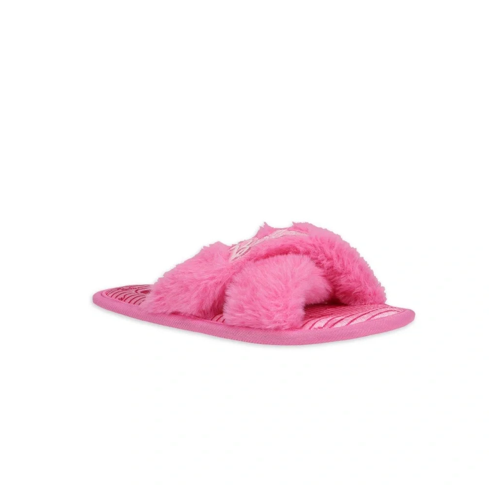 NWT! Barbie Youth Girls Fuzzy Slippers